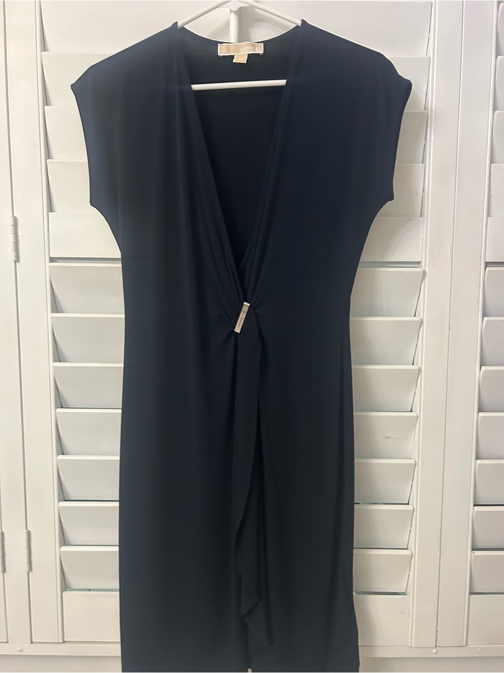 Michael Kors Black Top with Beige Label